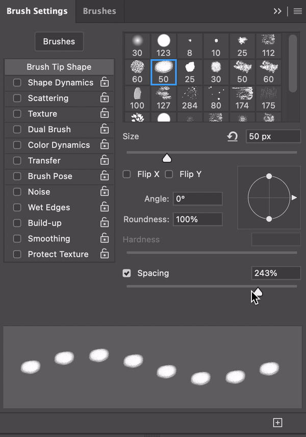Using Brush Settings – Art & Design @ West Thames College